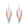 Fringe Rainbow Bead Earring ER2829-36 (10PC)