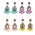 Pear Stone Bead Earring ER904-11 (12PC)