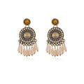 Circle Bead Earring ER904-18 (12PCS)
