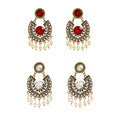 Color Stone Chandelier Earring ER904-3(12PCS)