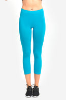 MOPAS LADIES NYLON CAPRI LEGGINGS (EX004)
