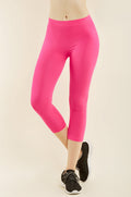 MOPAS LADIES NYLON CAPRI LEGGINGS (EX004)