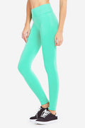 SOFRA LADIES HIGH WAIST LEGGINGS (EX905)