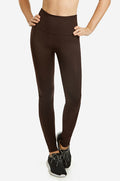 SOFRA LADIES HIGH WAIST EXTRA-WIDE BAND LEGGINGS (EX907)