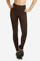 SOFRA LADIES HIGH WAIST EXTRA-WIDE BAND LEGGINGS (EX907)