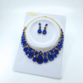 Crystal Necklace Earring Set FJN362 (2PC)