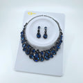Crystal Necklace Earring Set FJN362 (2PC)