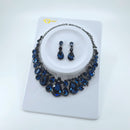 Crystal Necklace Earring Set FJN362 (2PC)