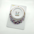 Crystal Necklace Earring Set FJN362 (2PC)