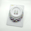 Crystal Necklace Earring Set FJN362 (2PC)