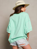 WOMEN'S SHORT SLEEVE GRAPHIC TOP