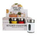 Bonita Home Spice Jar Shaker PDQ, 4 color assortment, 3.15"