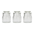 Bonita Home Glass Jar 3pc Set, 16.9oz,  500ml