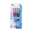 Promarx Gel Rollers Pen 4ct Asst