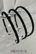 Crystal Thin Headband HB1015-3 (12PC)