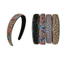 Multi Bead Decor Headband HB1209-82 (12PC)