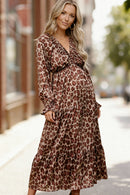 Wild Grace Leopard Maxi Dress (Open Pack)