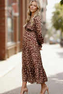 Wild Grace Leopard Maxi Dress (Open Pack)