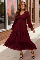 Burgundy Magic Maxi Dress (Open Pack)