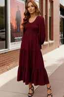 Burgundy Magic Maxi Dress (Open Pack)