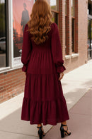 Burgundy Magic Maxi Dress (Open Pack)