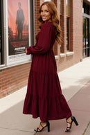 Burgundy Magic Maxi Dress (Open Pack)