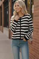 The Parisian Stripe Cardigan (Open Pack)