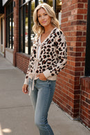 Leopard Love Lace-Up Cardigan (Open Pack)