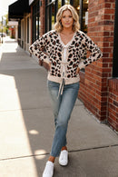 Leopard Love Lace-Up Cardigan (Open Pack)