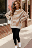 Cozy Crossroads Taupe Sweater (Open Pack)