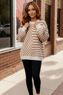Cozy Crossroads Taupe Sweater (Open Pack)