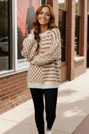 Cozy Crossroads Taupe Sweater (Open Pack)