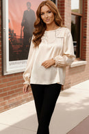 A Satin Daydream Blouse (Open Pack)