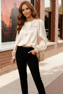 A Satin Daydream Blouse (Open Pack)