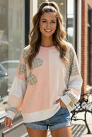 Sunday Peach Patchwork Top (Open Pack)
