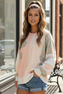 Sunday Peach Patchwork Top (Open Pack)
