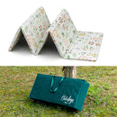 In & Out Portable Mat 71" x 79" Nature Coco ? Large Cushioned Mat