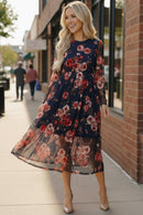 Rosy Romance Mesh Dress (Open Pack)