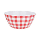 Home Essential Melamine Plaid Red Bowl 3.5QT