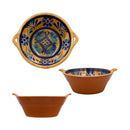 Home Essential Melamine Clay Blue Bowl with Ears 7.5in