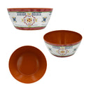 Home Essential Melamine Large Talavera Clay Bowl 3.50QT