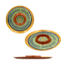 Home Essential Melamine Chip-Dip Tray Talavera 11.79in