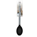 Bonita Home Black Nylon Spoon with Stainless Steel Handle - 13in