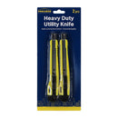 Toolshed Heavy Duty Utility Knives, 2pc -13x2 cm