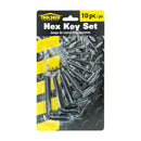 Toolshed Hex Keys Set 10pc - 1.5mm-10mm