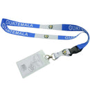 Bonita Home Guatemala Flag Lanyard with Badge Holder - 22in