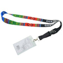 Bonita Home Guatemala Textile Lanyard with Badge Holder - 22in