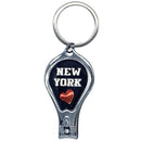Bonita Home New York Love Nail Clipper/Bottle Opener & Keychain - 2.55in
