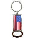Bonita Home Bottle Opener & Keychain USA Flag 3.14"