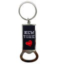 Bonita Home Bottle Opener & Keychain New York Love 3.14"